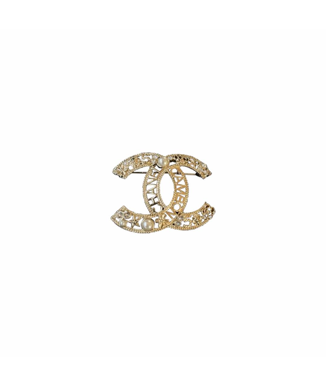 CHANEL Золотая булавка / брошь, фото 1