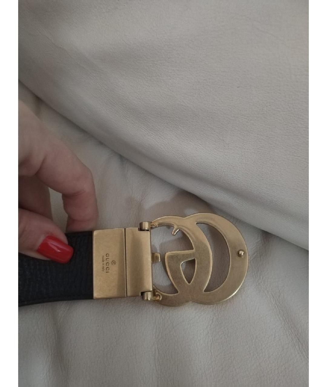 GUCCI Коричневый кожаный ремень, фото 3