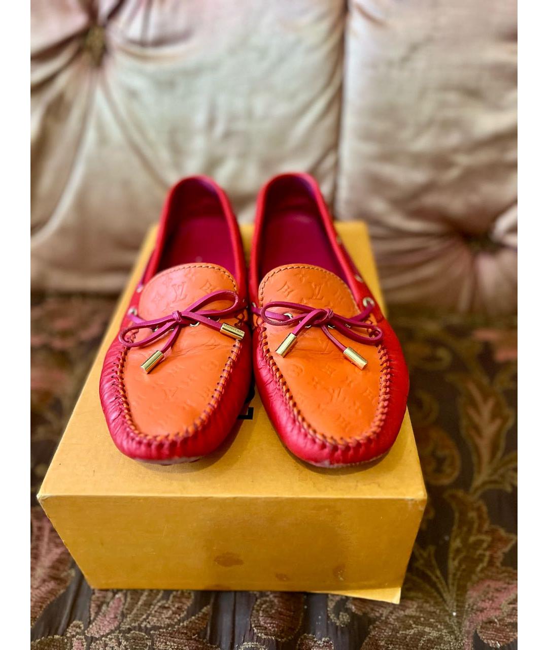 LOUIS VUITTON Мульти кожаные мокасины, фото 2