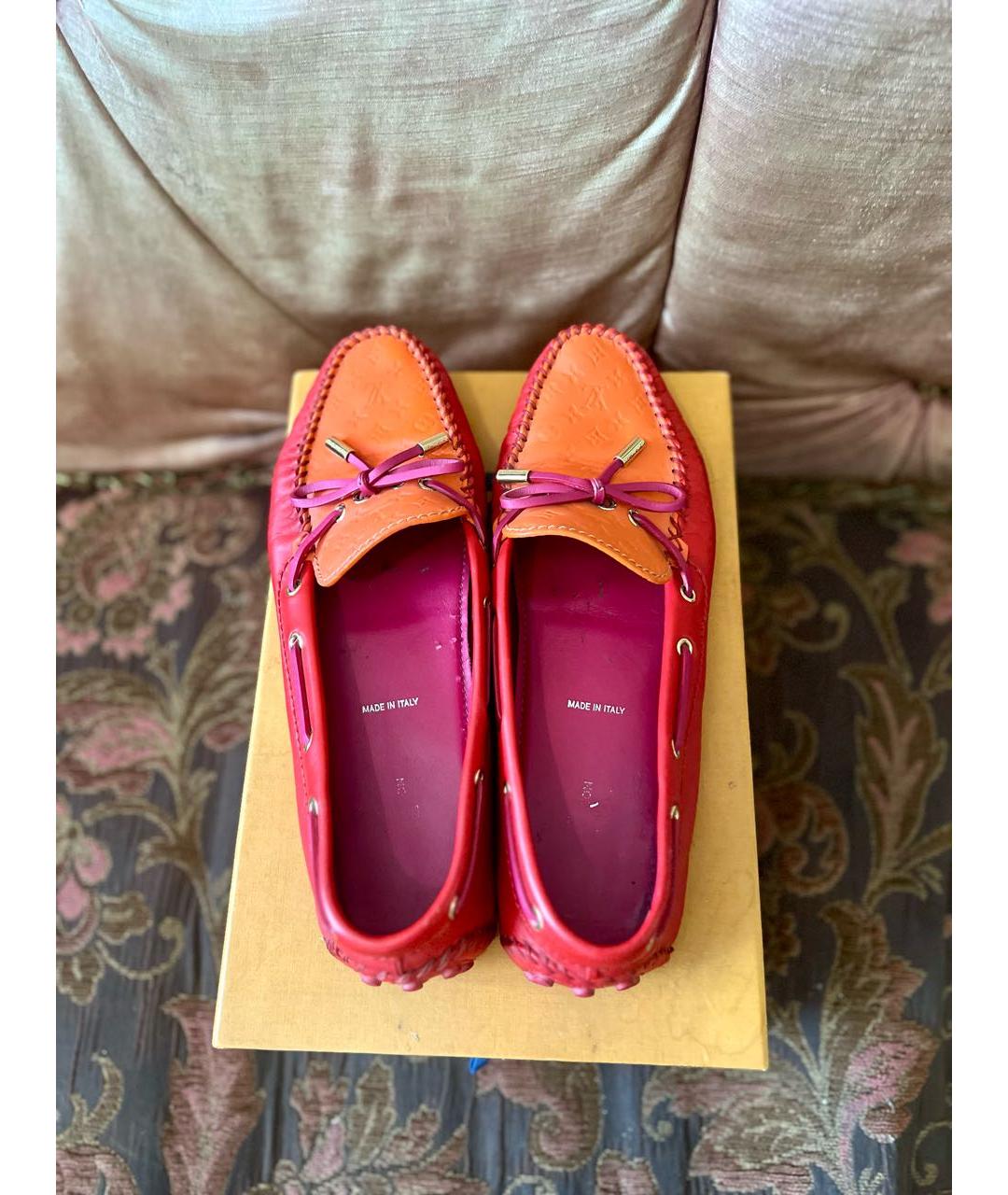 LOUIS VUITTON Мульти кожаные мокасины, фото 3