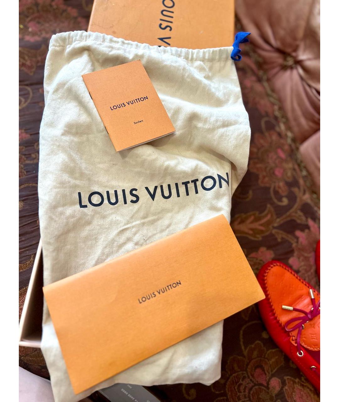 LOUIS VUITTON Мульти кожаные мокасины, фото 5