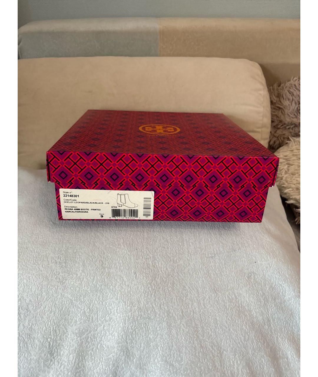 TORY BURCH Коричневые ботильоны из экзотической кожи, фото 7