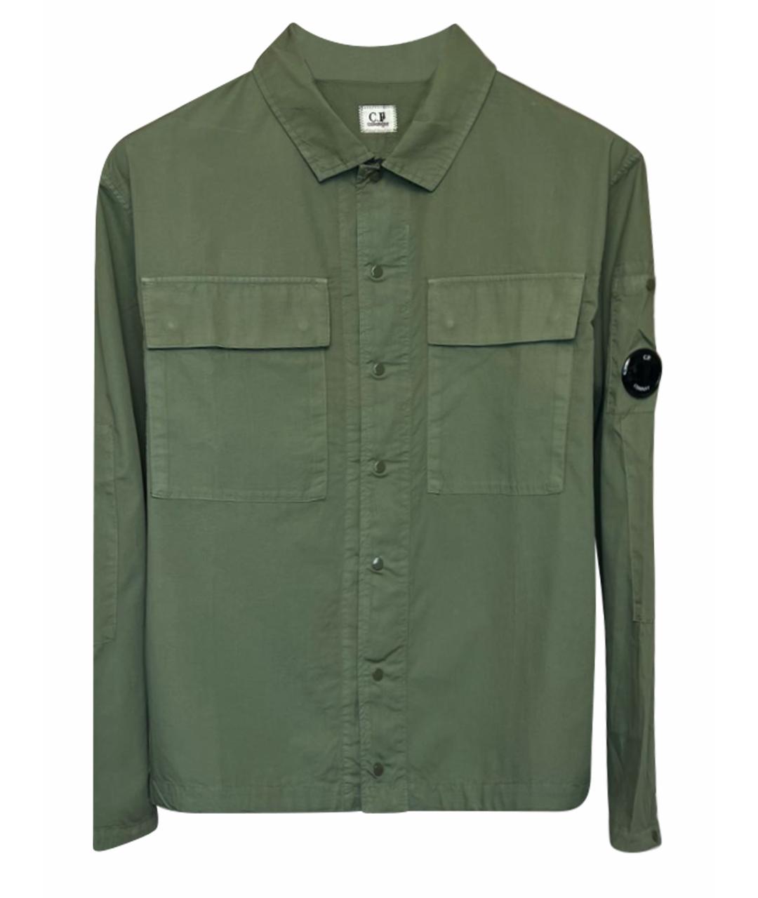 STONE ISLAND Хаки хлопковая кэжуал рубашка, фото 1
