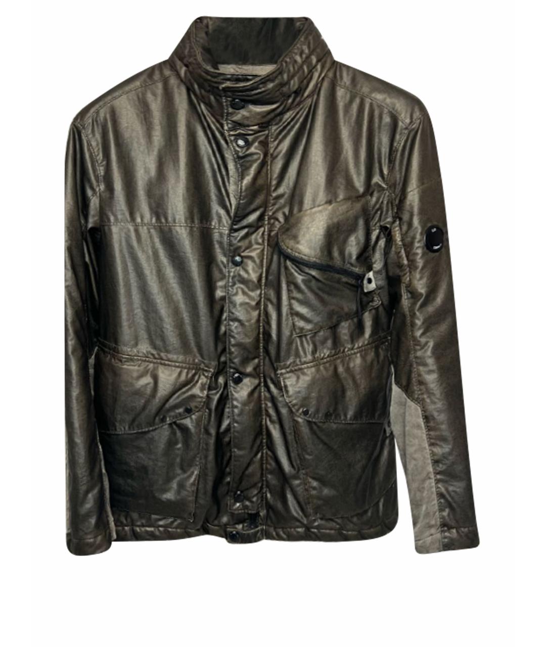 CP COMPANY Коричневая полиамидовая куртка, фото 1
