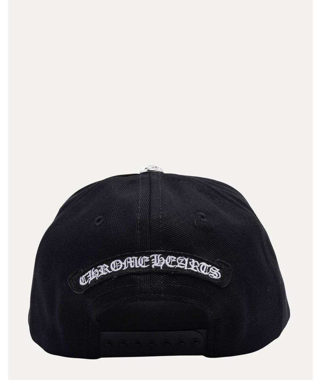 CHROME HEARTS Черная хлопковая кепка/бейсболка, фото 2