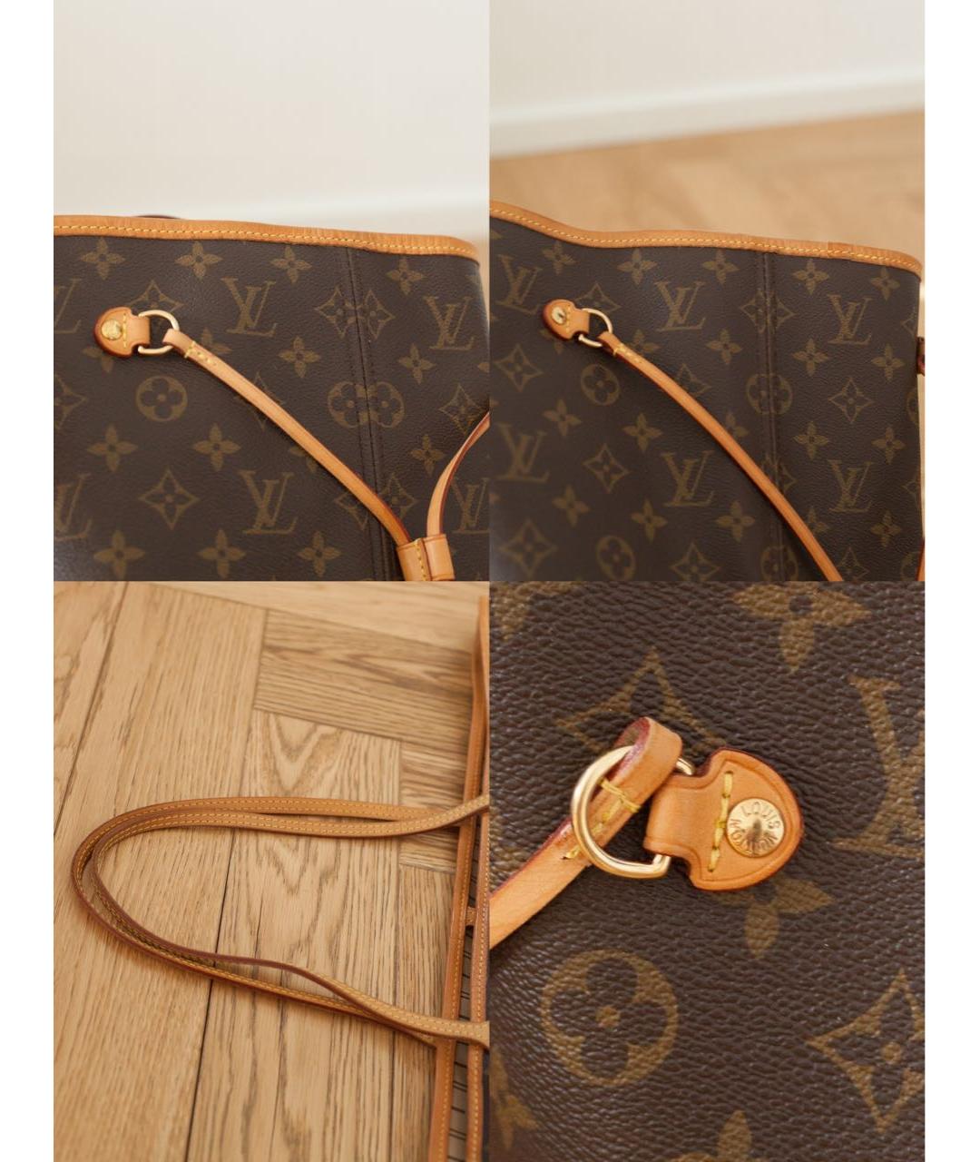 LOUIS VUITTON Коричневая сумка тоут, фото 7