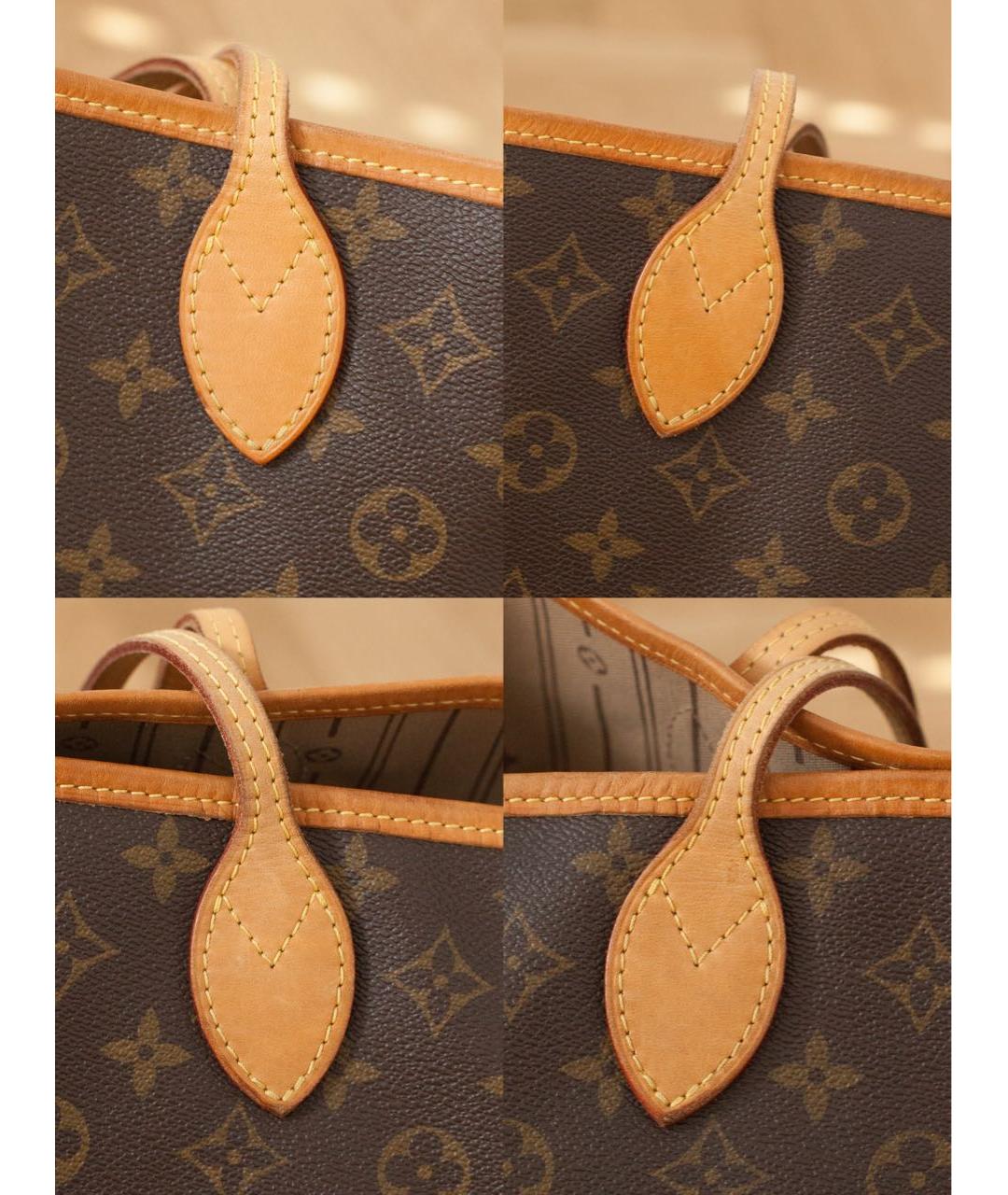 LOUIS VUITTON Коричневая сумка тоут, фото 6