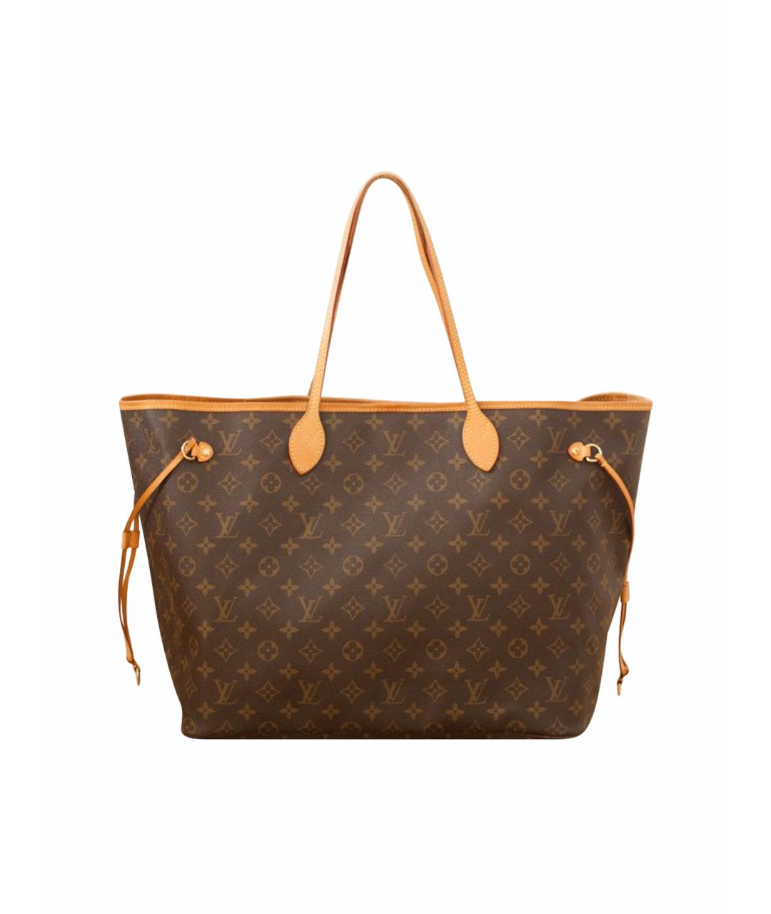 LOUIS VUITTON Коричневая сумка тоут, фото 9