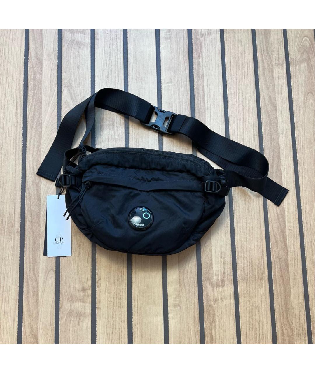 CP COMPANY Черная поясная сумка, фото 5
