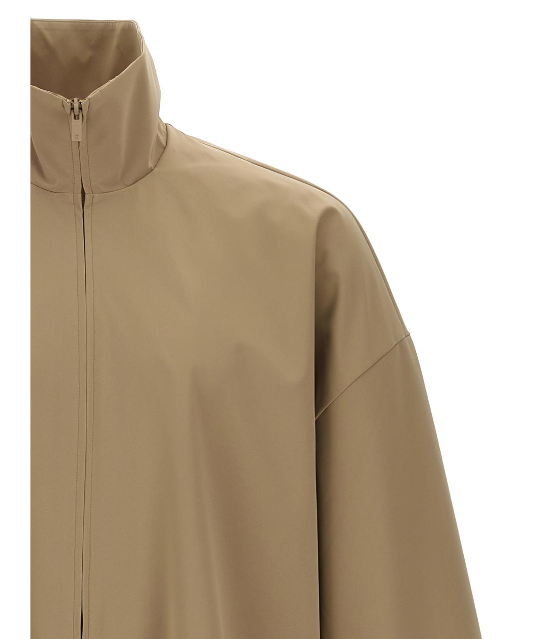FEAR OF GOD ESSENTIALS Бежевая полиэстеровая куртка, фото 3