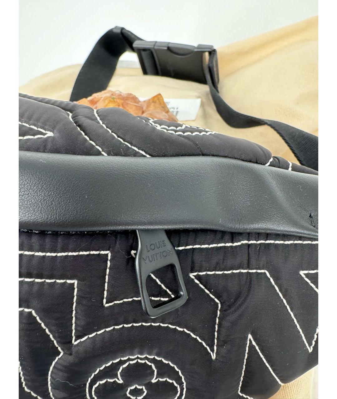 LOUIS VUITTON Черная поясная сумка, фото 4