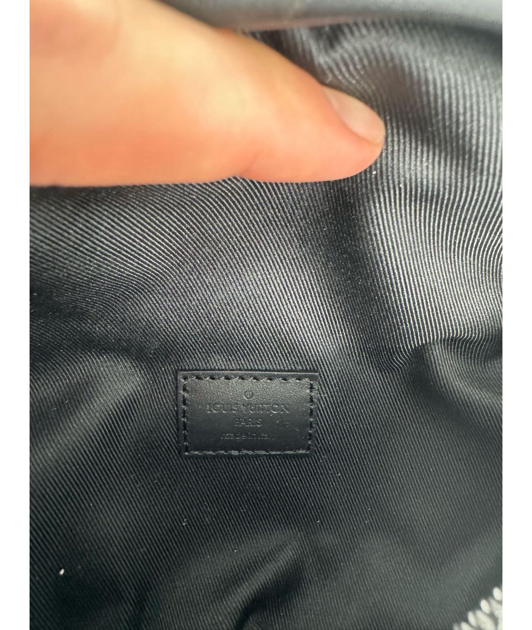 LOUIS VUITTON Черная поясная сумка, фото 8