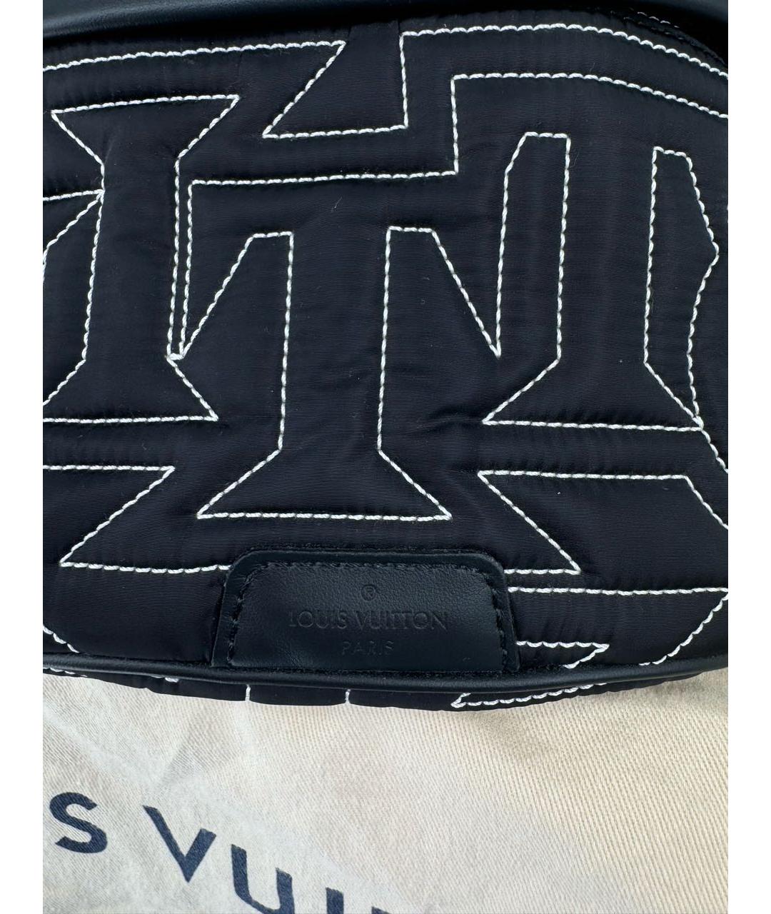 LOUIS VUITTON Черная поясная сумка, фото 6