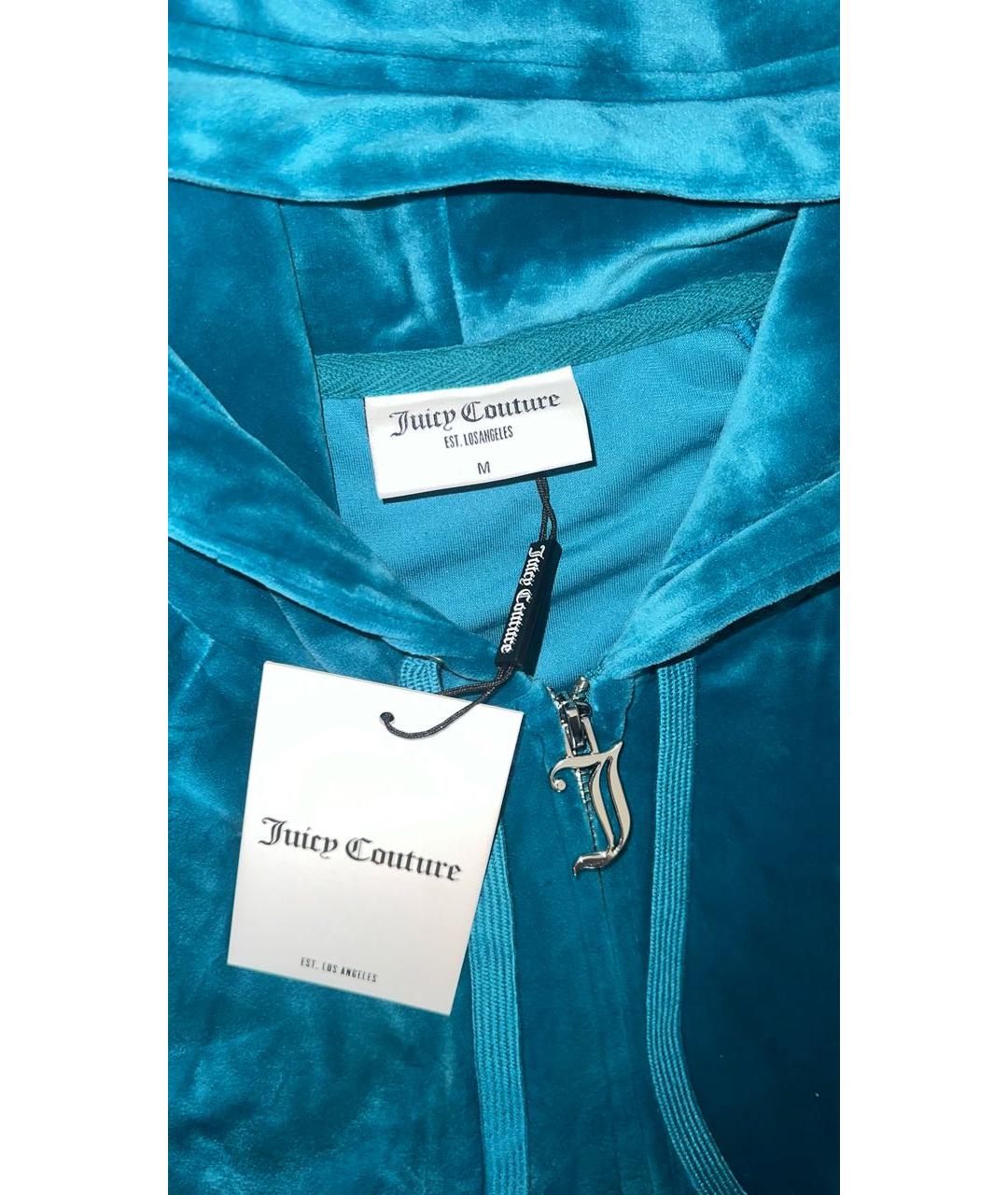 JUICY COUTURE Бирюзовый полиэстеровый спортивные костюмы, фото 7