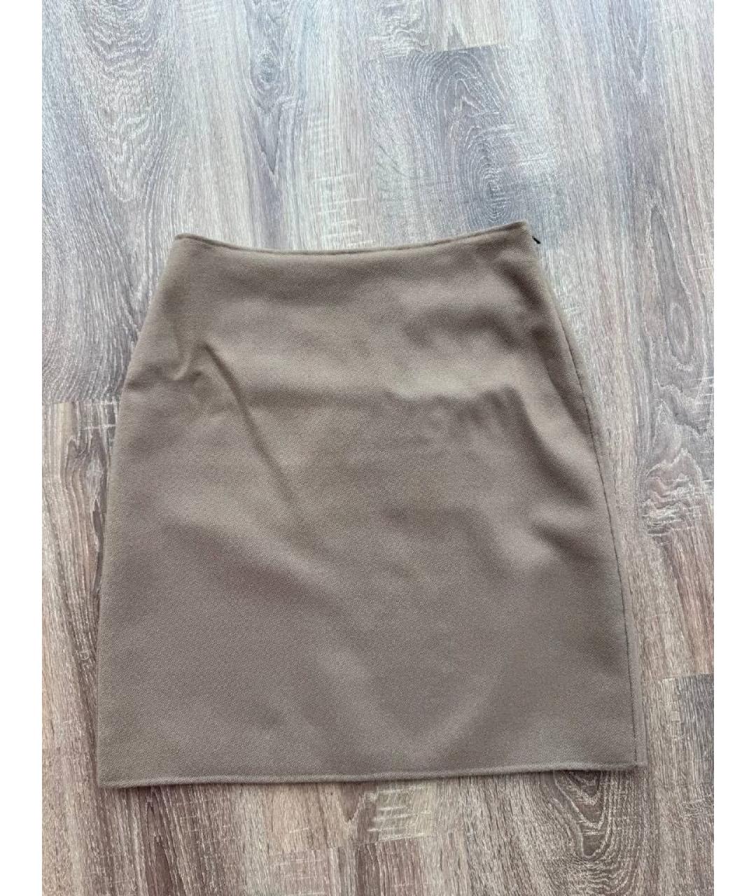 WEEKEND MAX MARA Бежевая юбка мини, фото 6