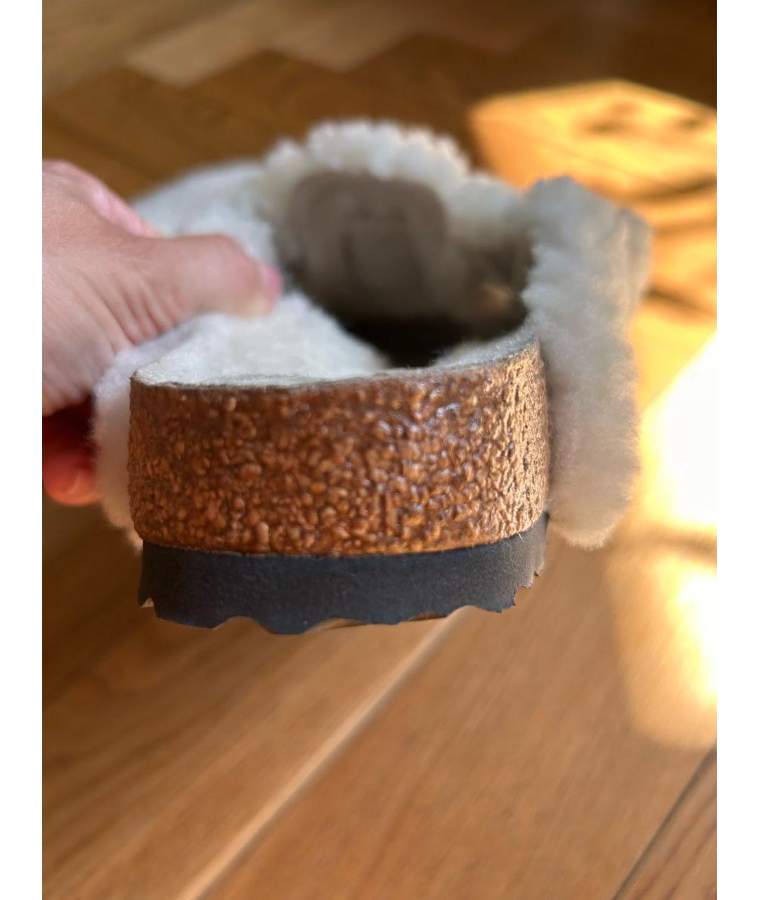 BIRKENSTOCK Белые сабо, фото 5