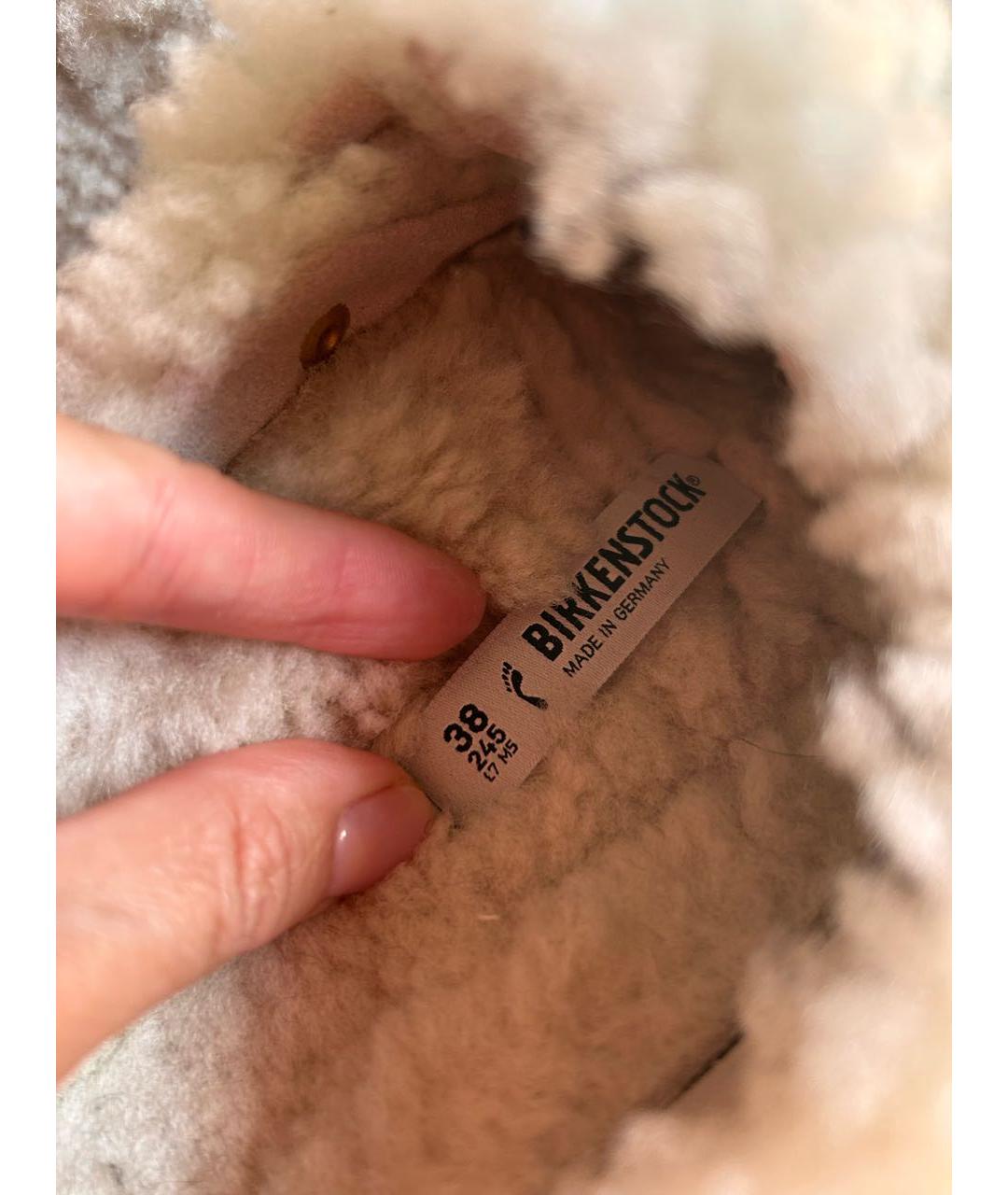 BIRKENSTOCK Белые сабо, фото 6
