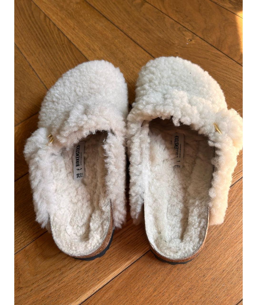 BIRKENSTOCK Белые сабо, фото 2