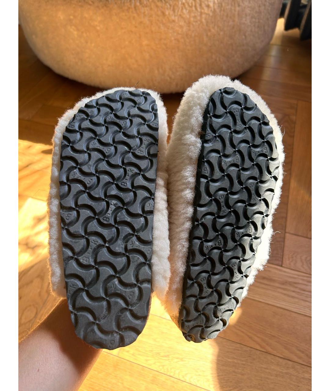 BIRKENSTOCK Белые сабо, фото 4
