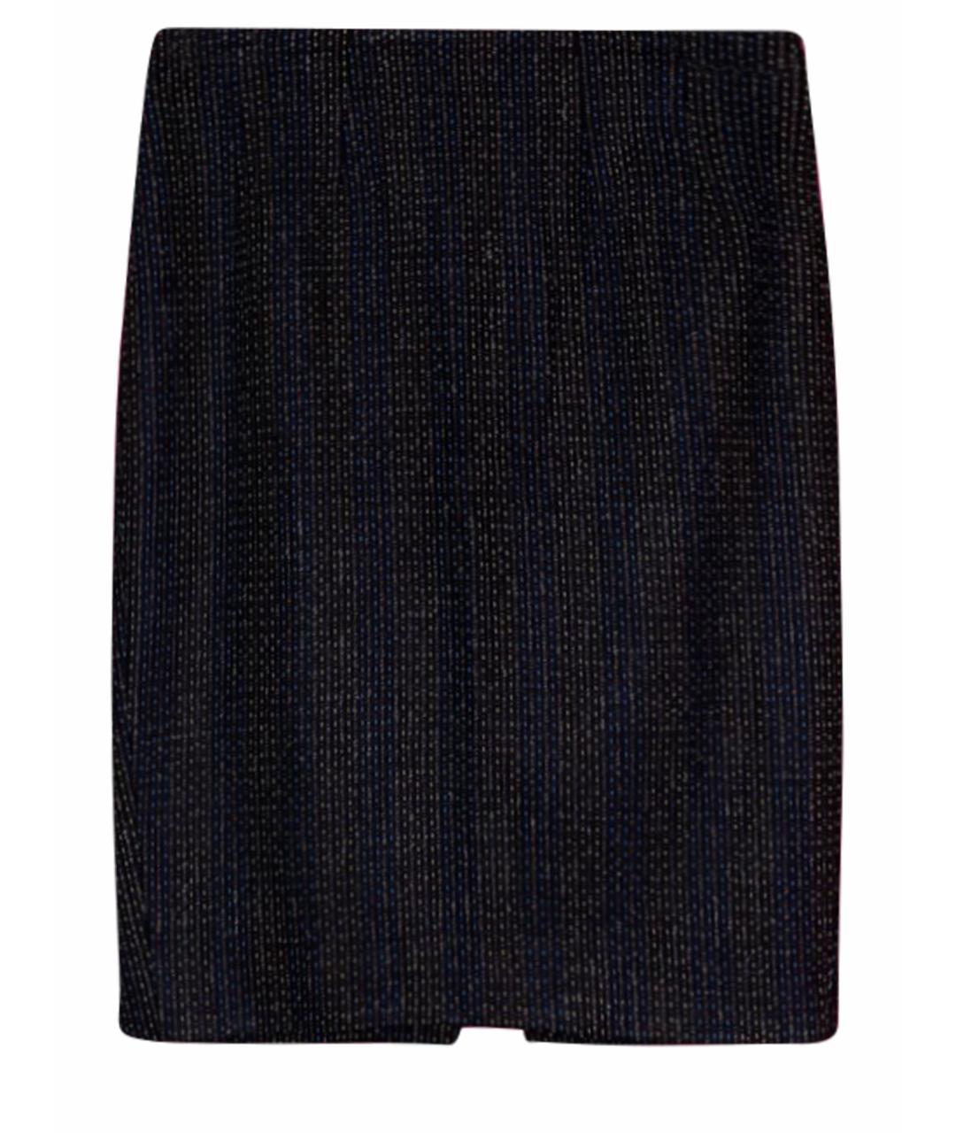 PAUL SMITH Мульти шерстяная юбка миди, фото 1