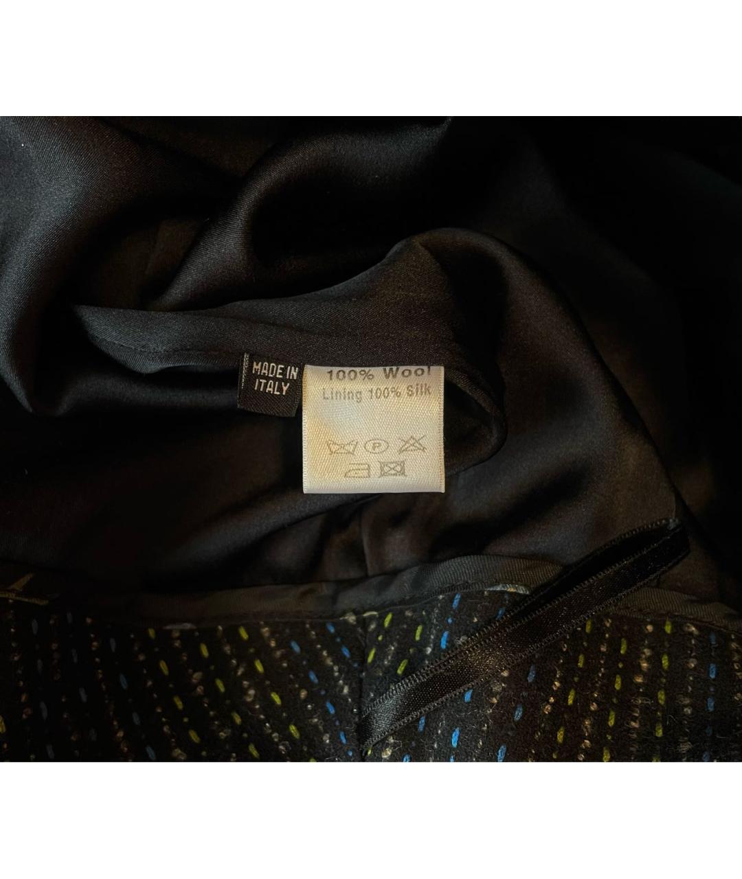 PAUL SMITH Мульти шерстяная юбка миди, фото 7