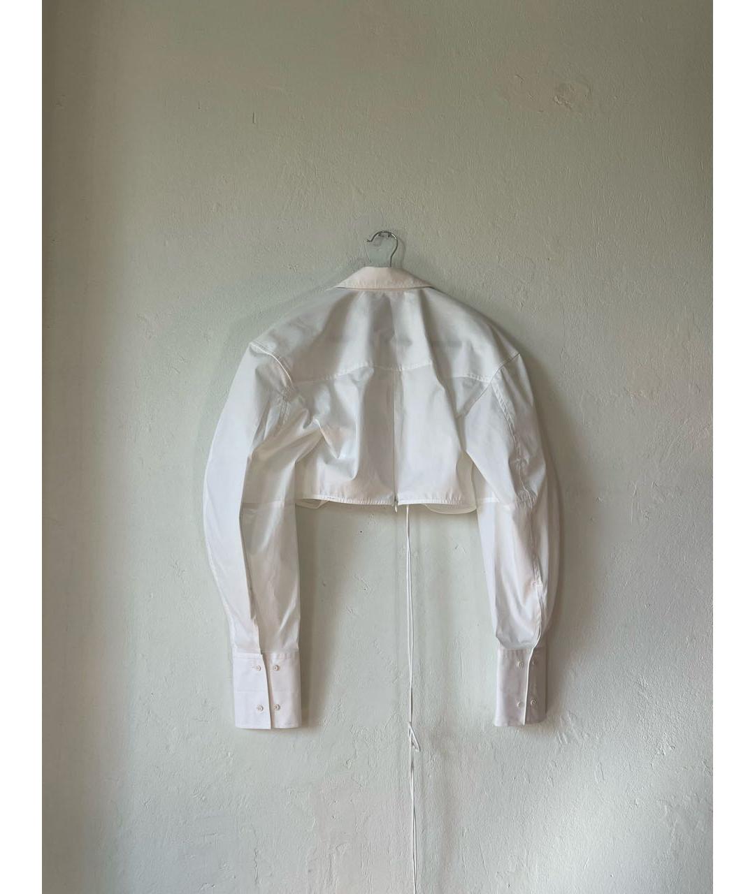JACQUEMUS Белая хлопковая блузы, фото 2
