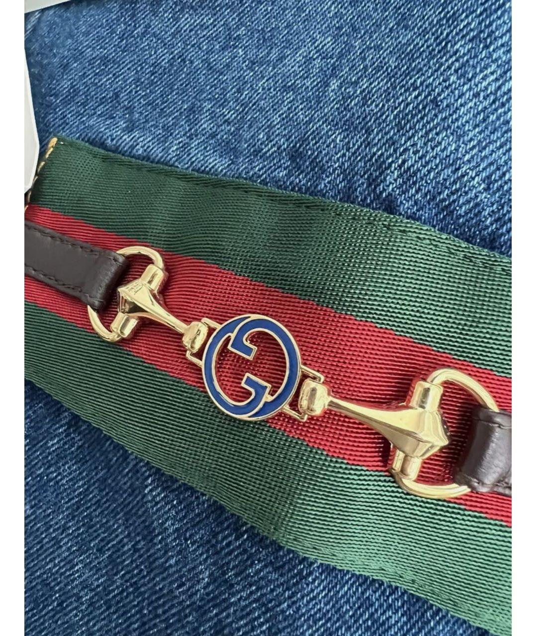GUCCI Синяя деним куртка, фото 8