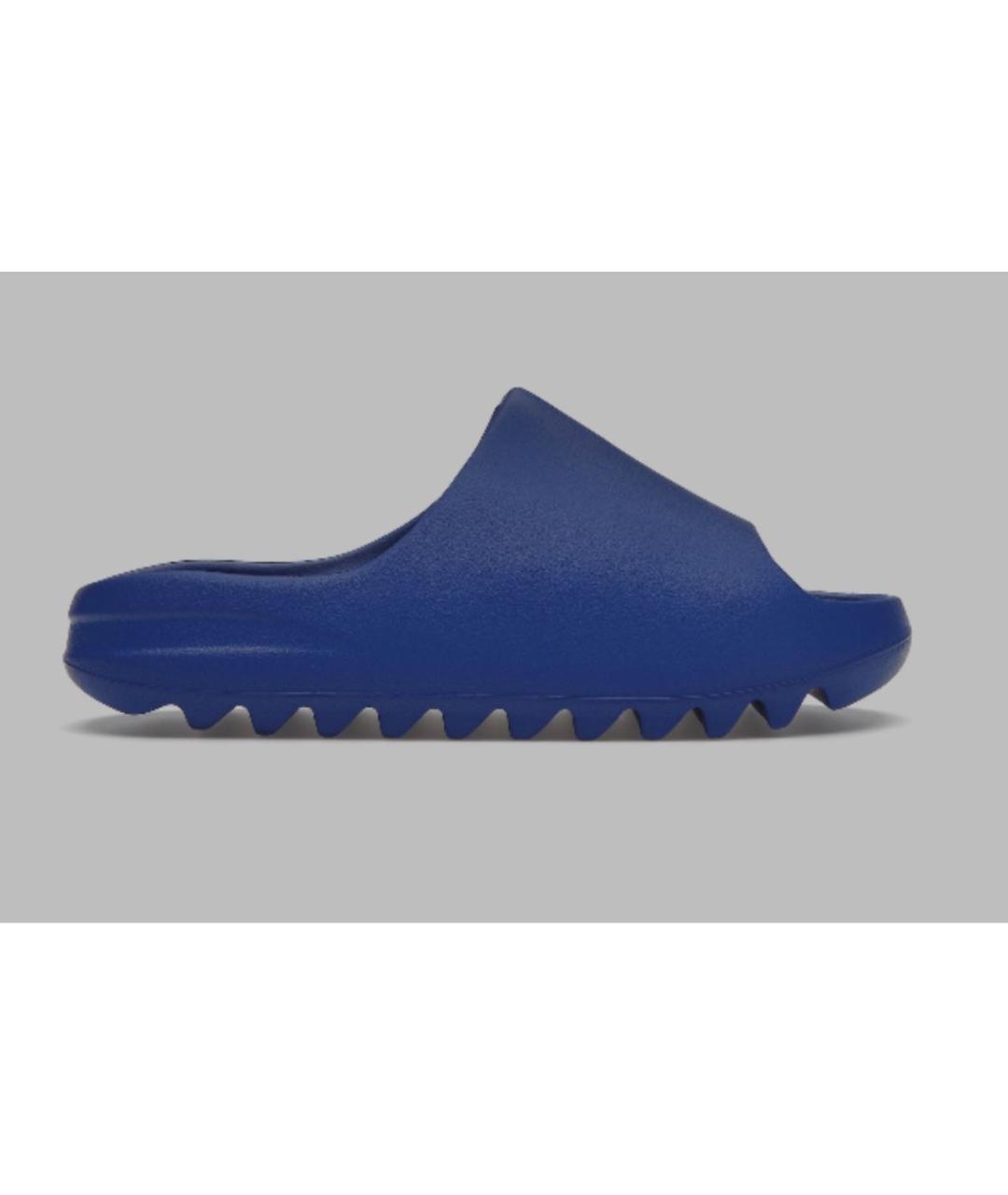 ADIDAS YEEZY Синие резиновые шлепанцы, фото 7