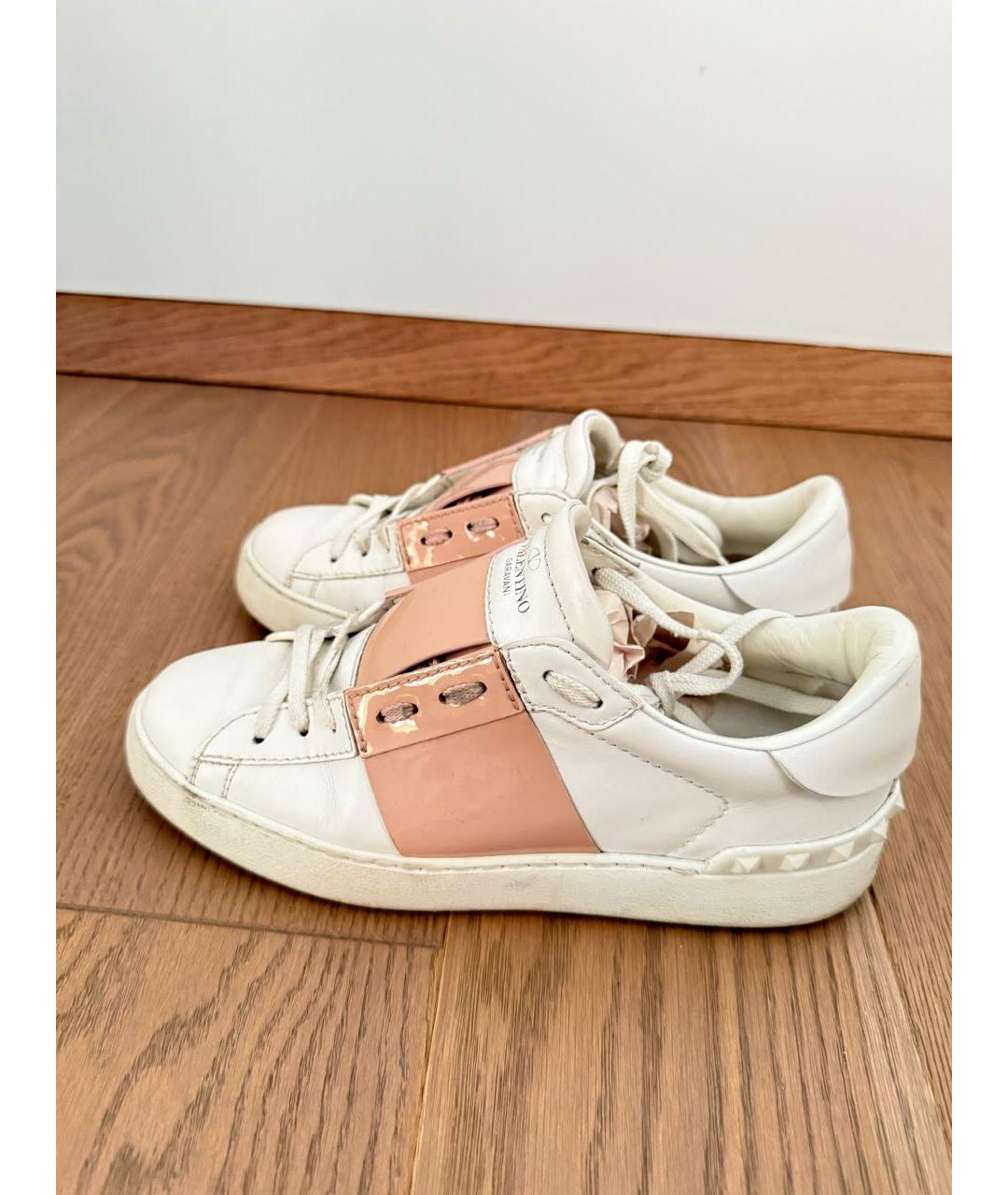 VALENTINO Белые кожаные кеды, фото 6