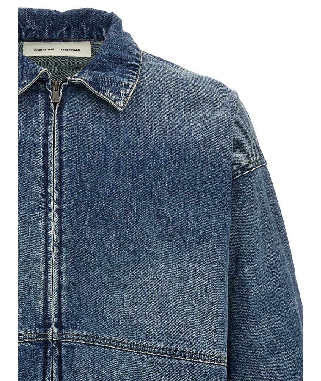 FEAR OF GOD ESSENTIALS Синяя хлопковая куртка, фото 2