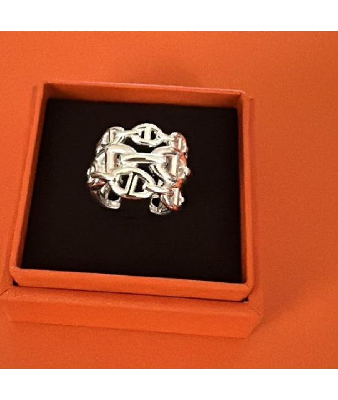 HERMES Серебряное серебряное кольцо, фото 3