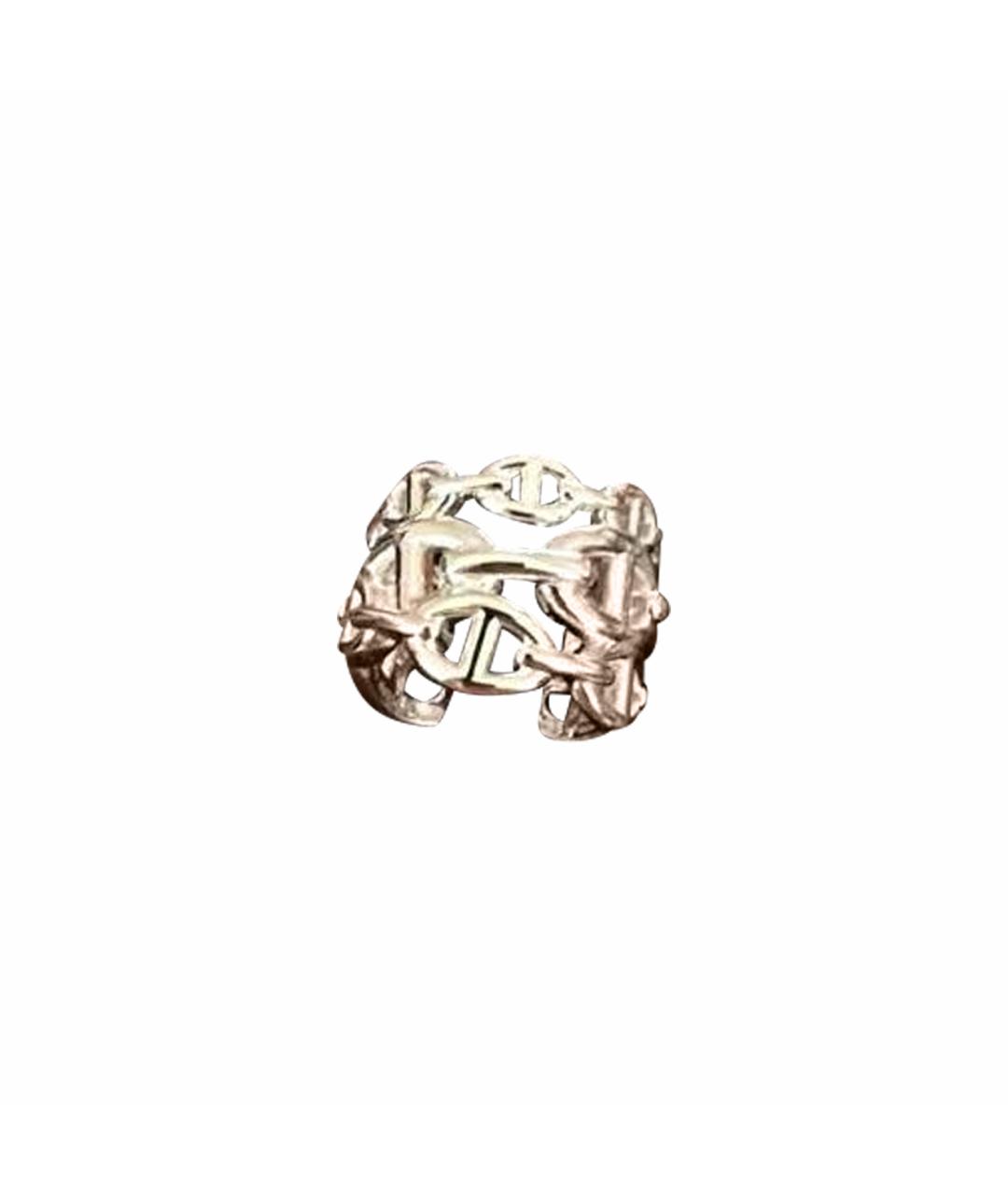 HERMES Серебряное серебряное кольцо, фото 1