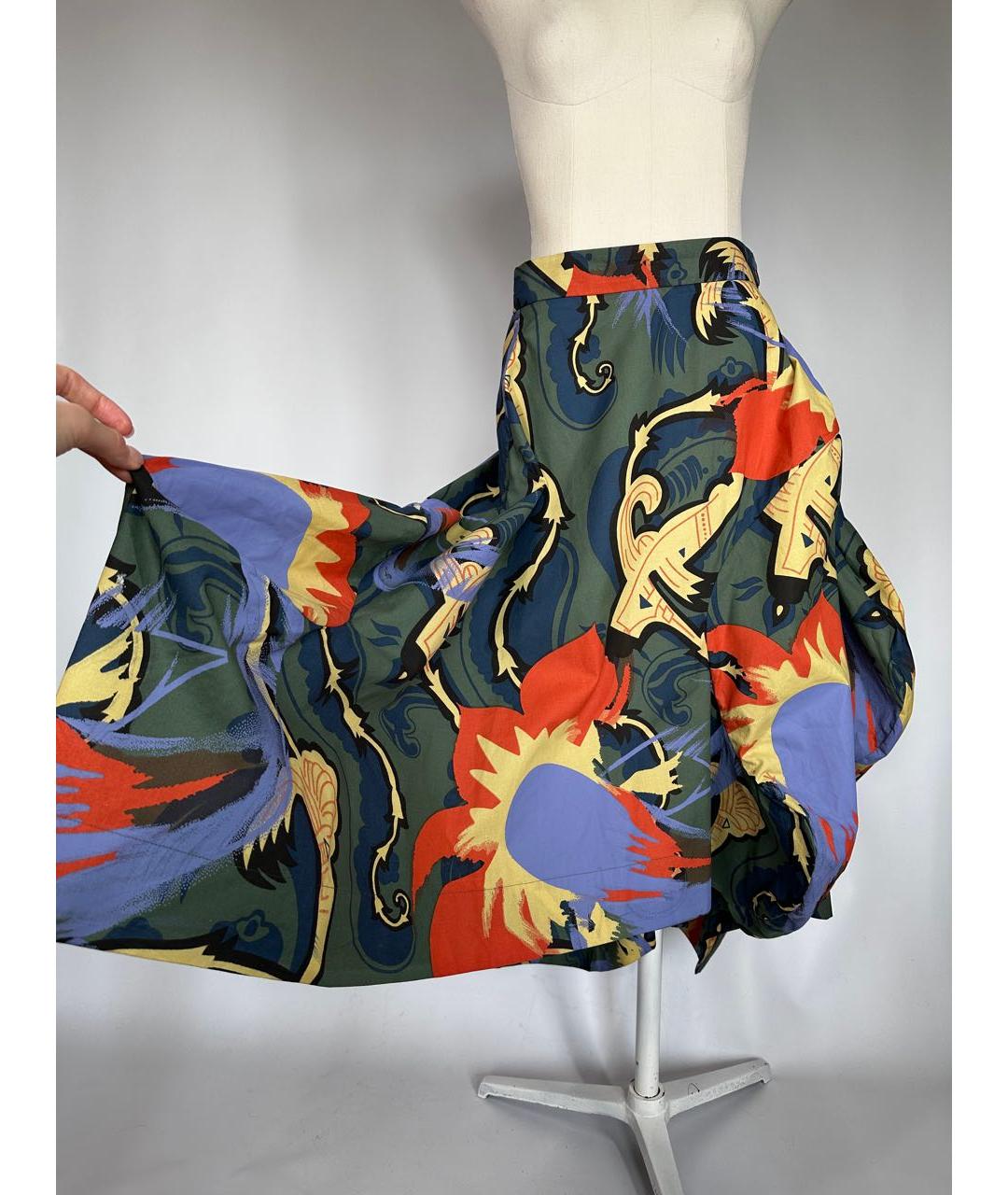 VIVIENNE WESTWOOD Мульти хлопковая юбка макси, фото 3