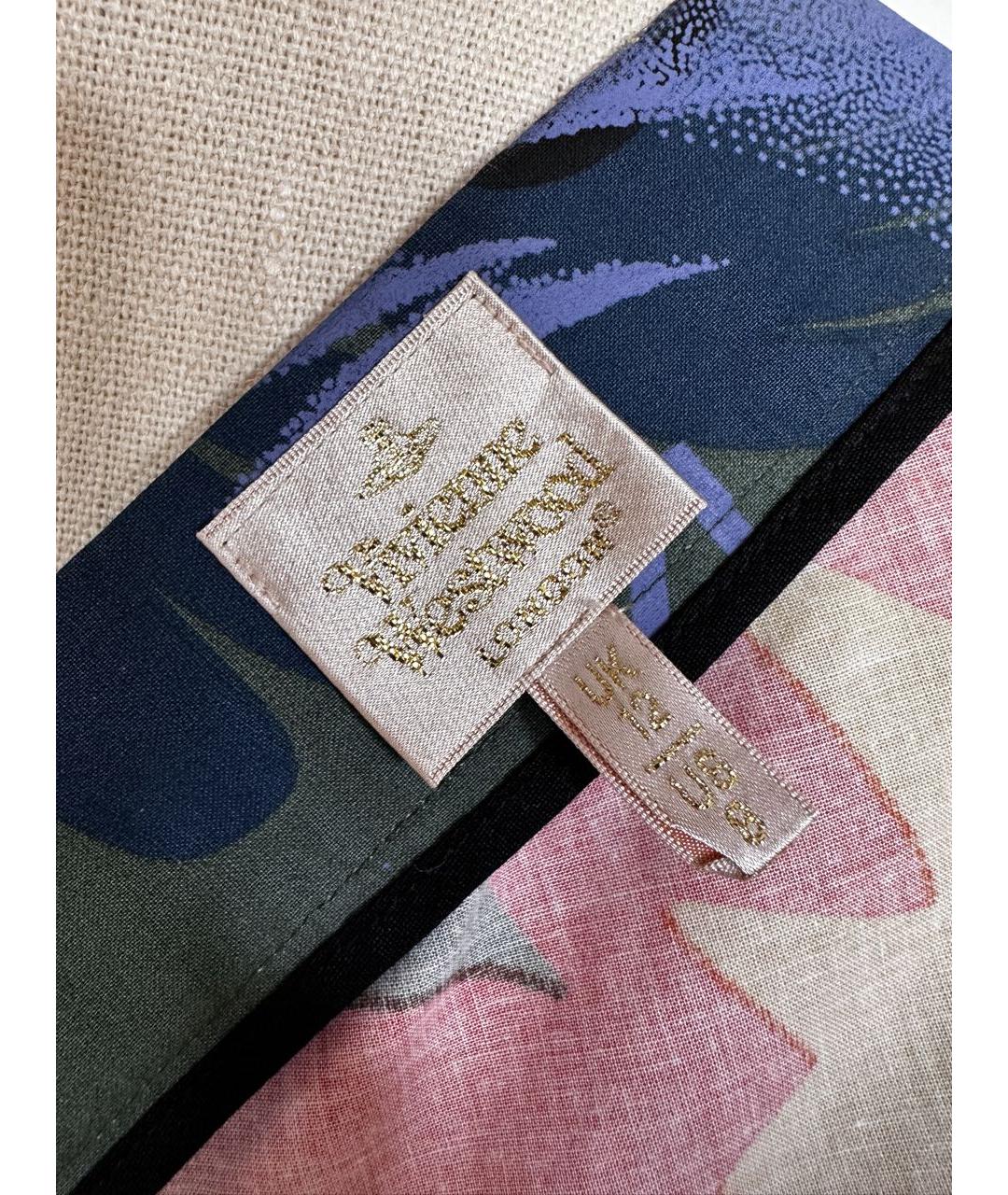 VIVIENNE WESTWOOD Мульти хлопковая юбка макси, фото 7