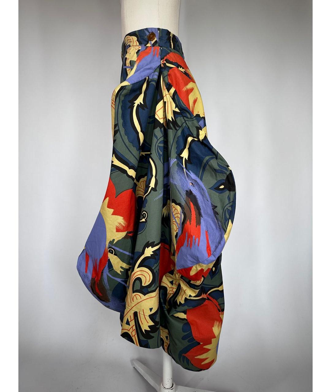 VIVIENNE WESTWOOD Мульти хлопковая юбка макси, фото 2