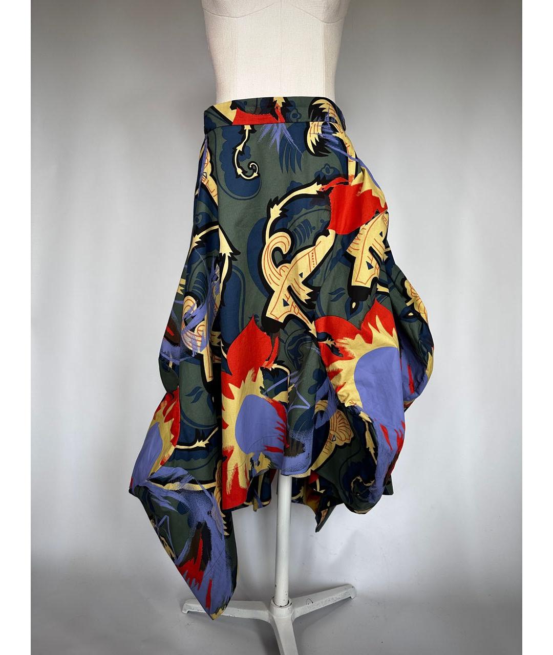 VIVIENNE WESTWOOD Мульти хлопковая юбка макси, фото 9