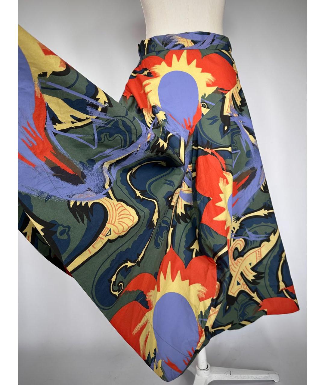 VIVIENNE WESTWOOD Мульти хлопковая юбка макси, фото 6