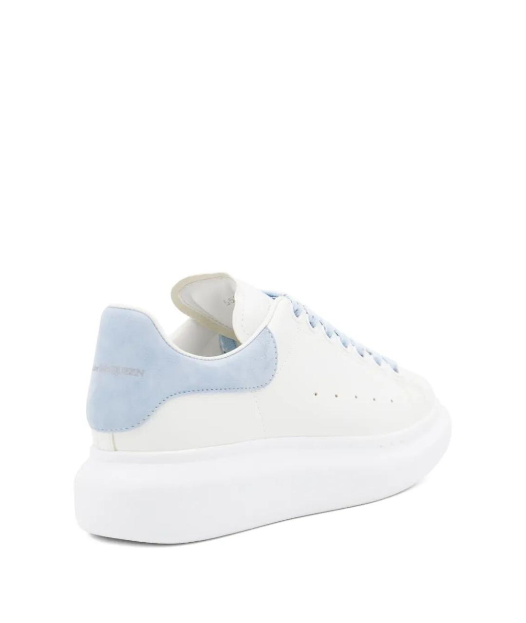 ALEXANDER MCQUEEN Белые кожаные кеды, фото 3