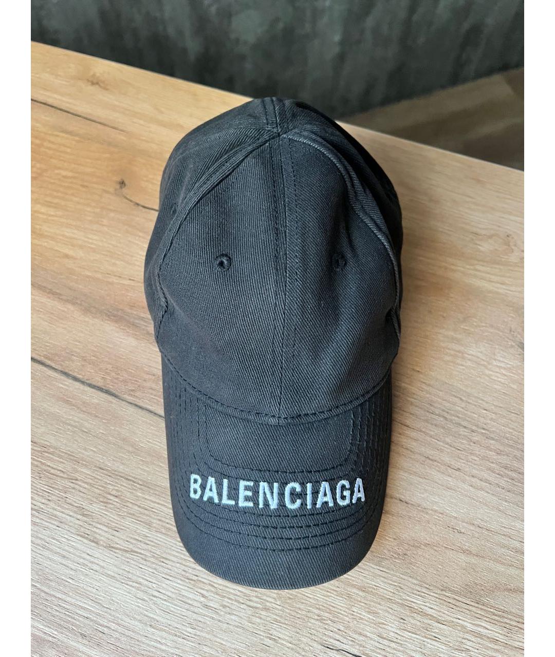 BALENCIAGA Черная хлопковая кепка/бейсболка, фото 7