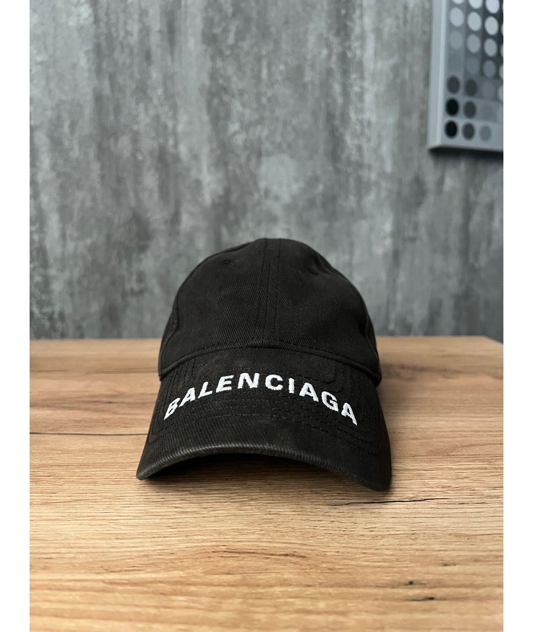 BALENCIAGA Черная хлопковая кепка/бейсболка, фото 8