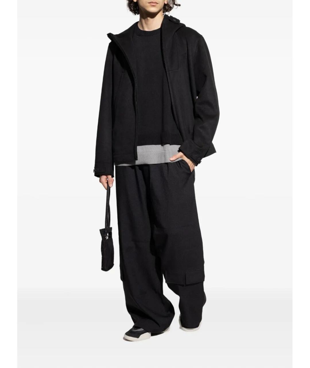Y-3 Черная шерстяная куртка, фото 5