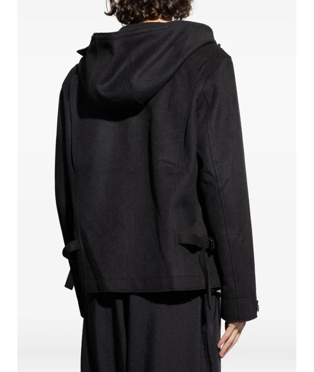 Y-3 Черная шерстяная куртка, фото 2
