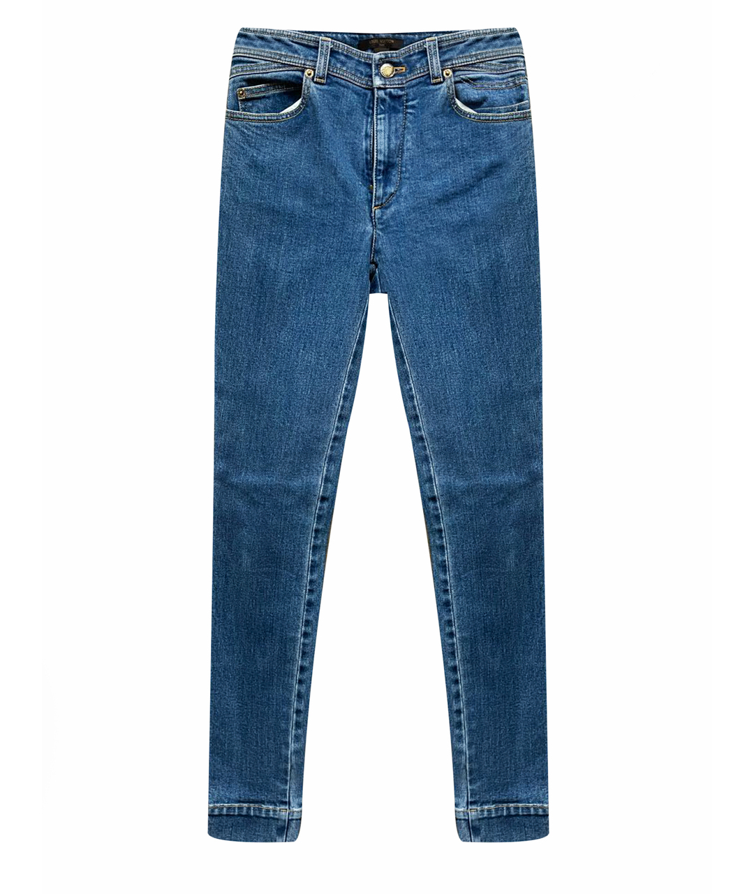 LOUIS VUITTON PRE-OWNED Голубые джинсы слим, фото 1