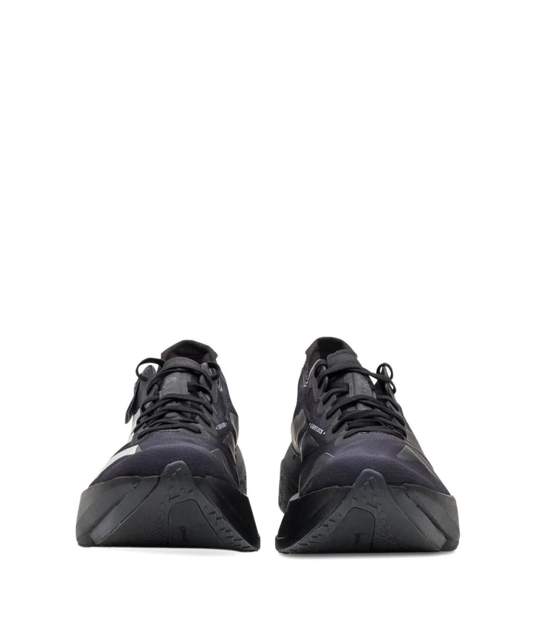 Y-3 Черные синтетические низкие кроссовки / кеды, фото 2