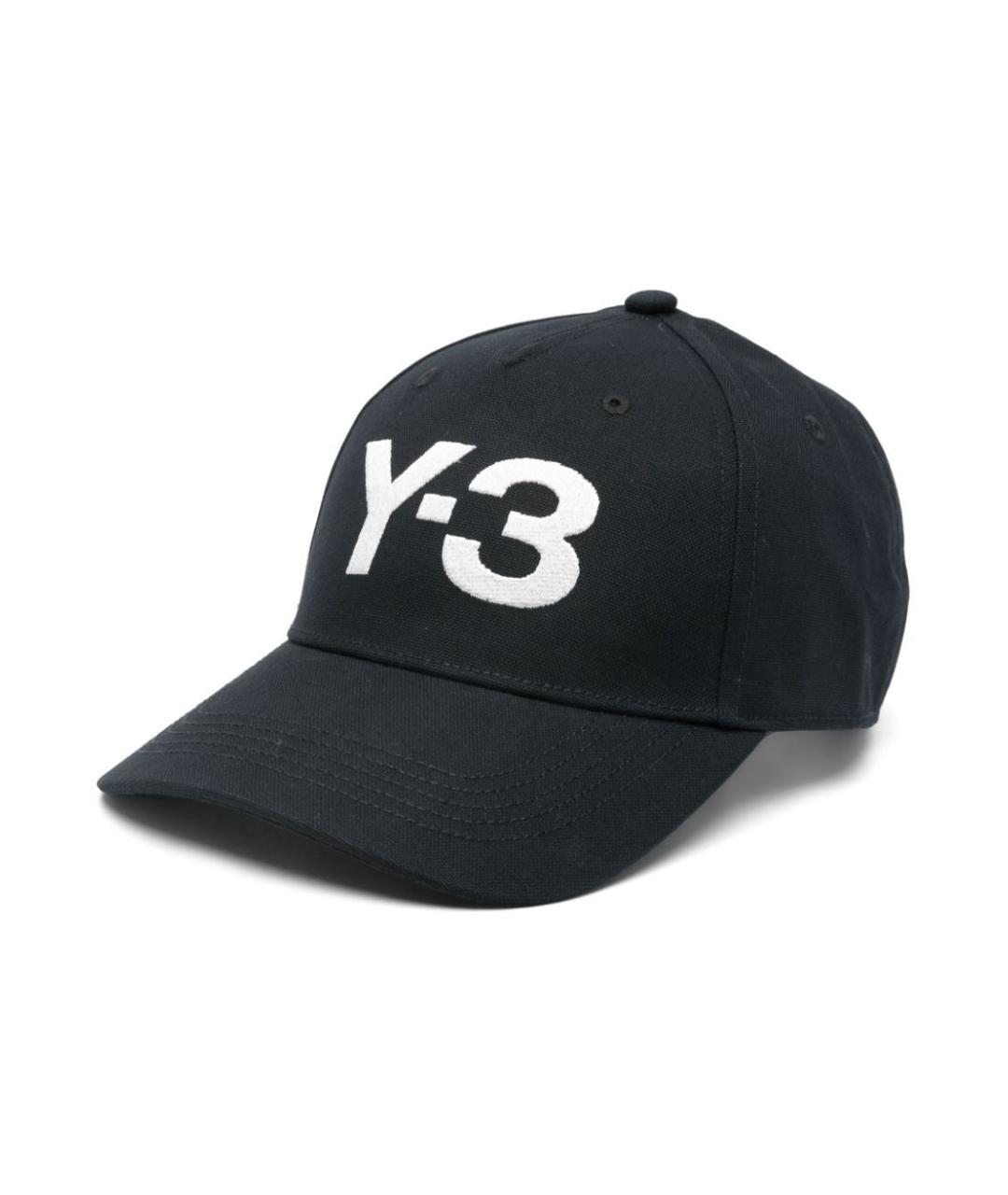 Y-3 Черная хлопковая кепка/бейсболка, фото 1