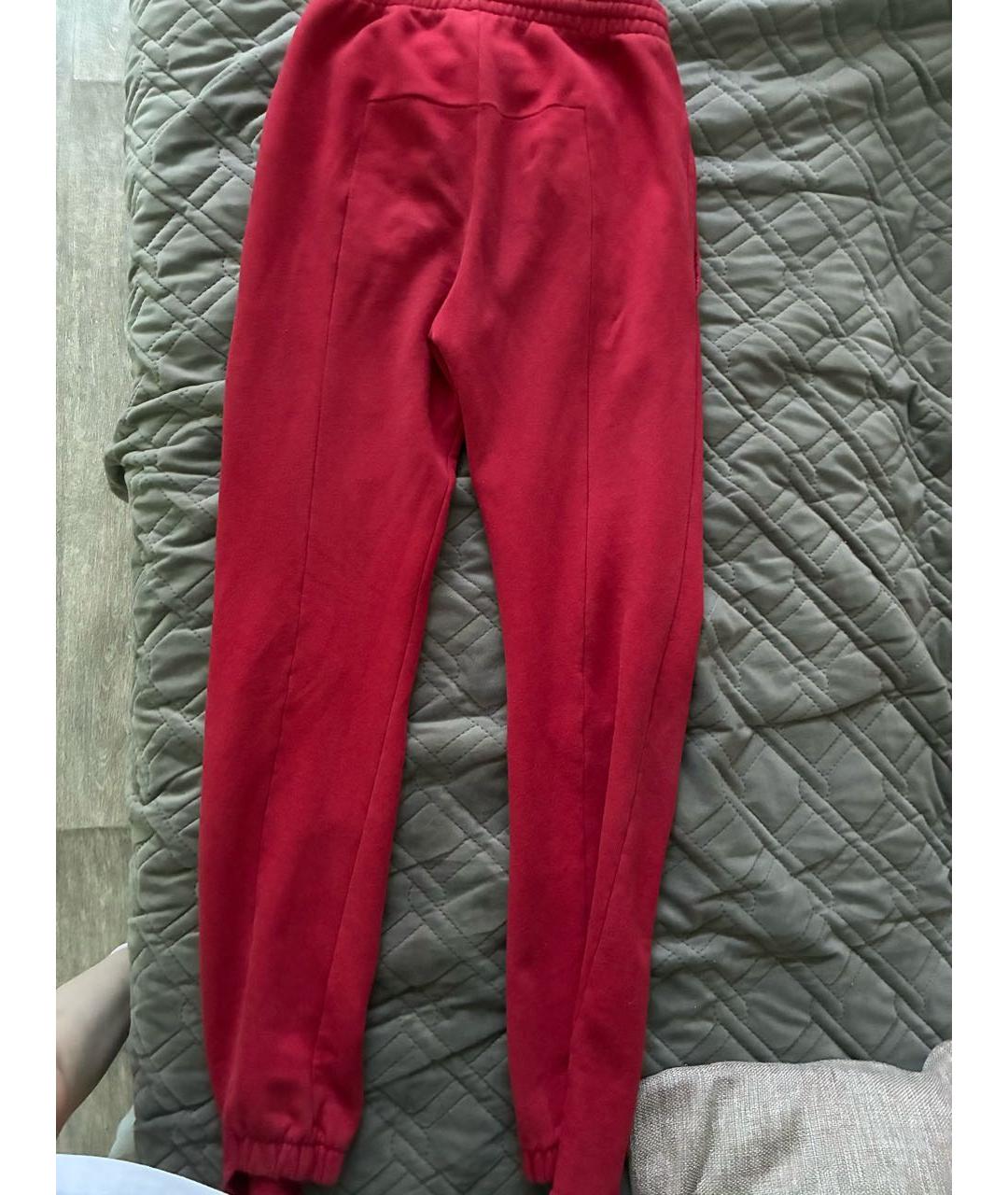 VETEMENTS Красные хлопковые спортивные брюки и шорты, фото 2