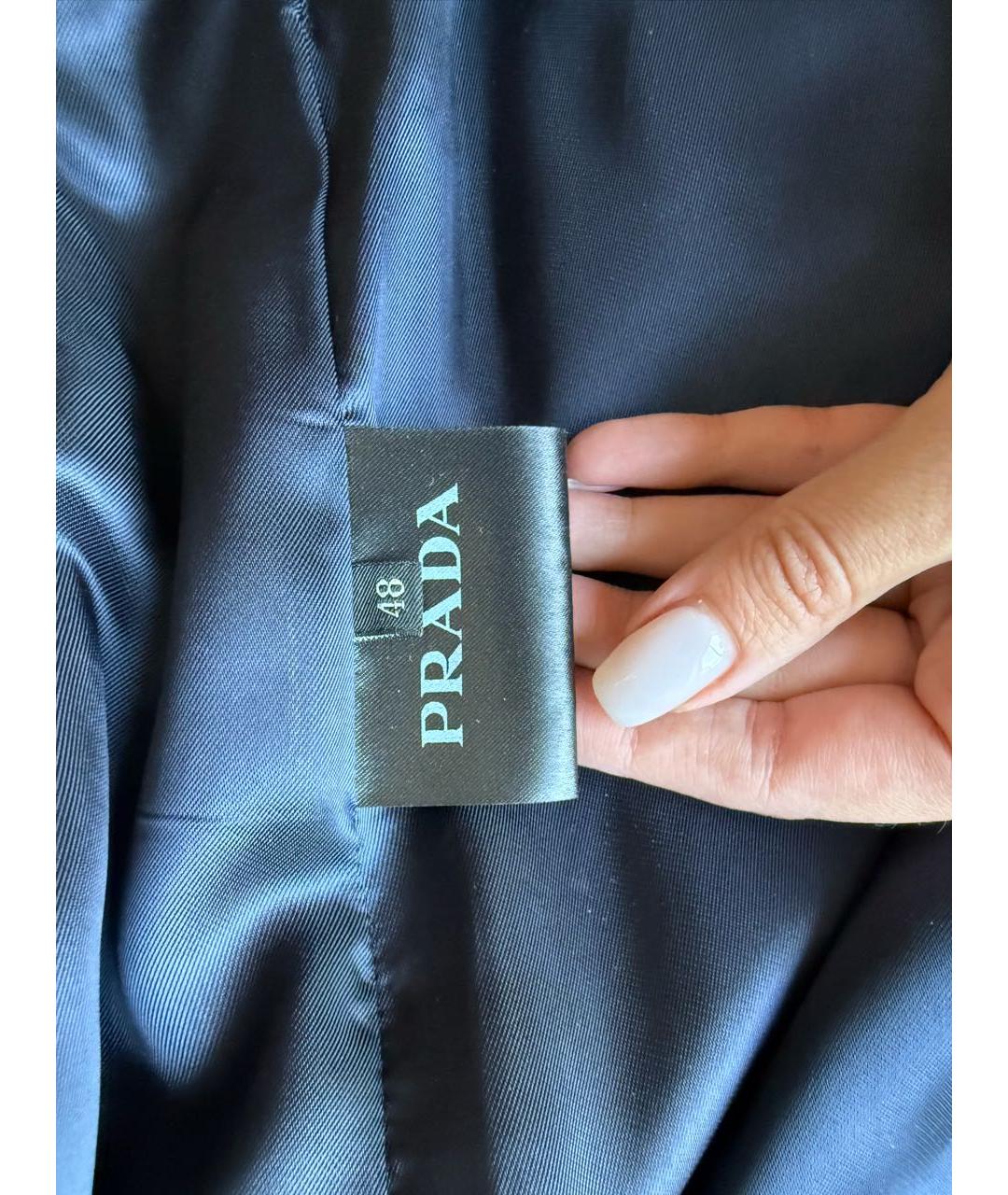 PRADA Темно-синяя куртка, фото 5
