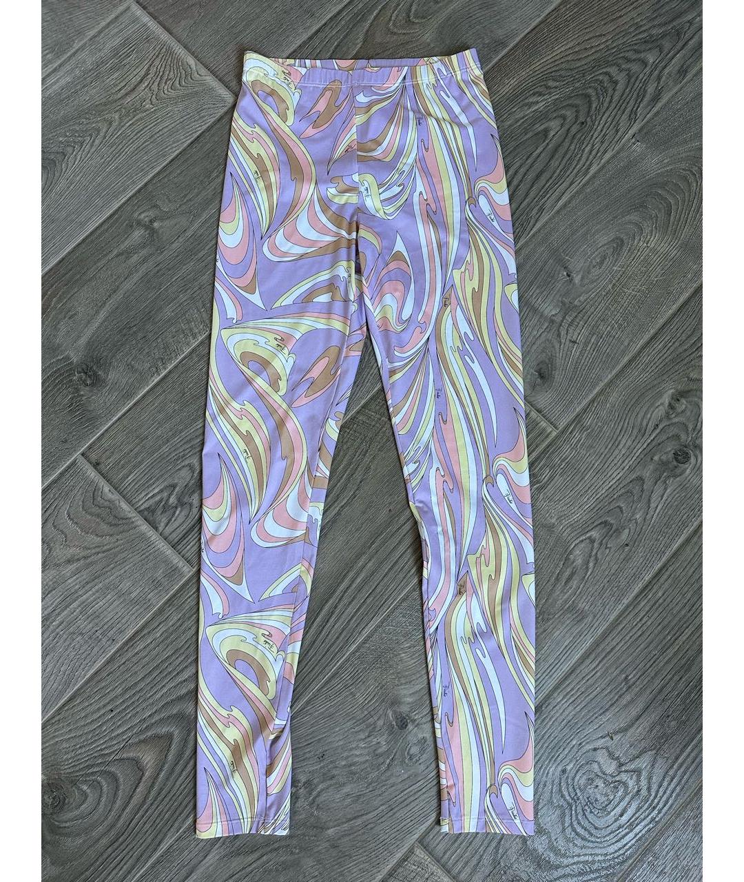 EMILIO PUCCI Розовые леггинсы и велосипедки, фото 5