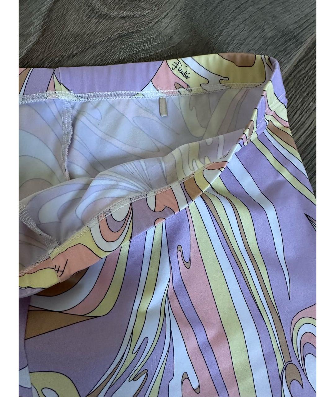 EMILIO PUCCI Розовые леггинсы и велосипедки, фото 3