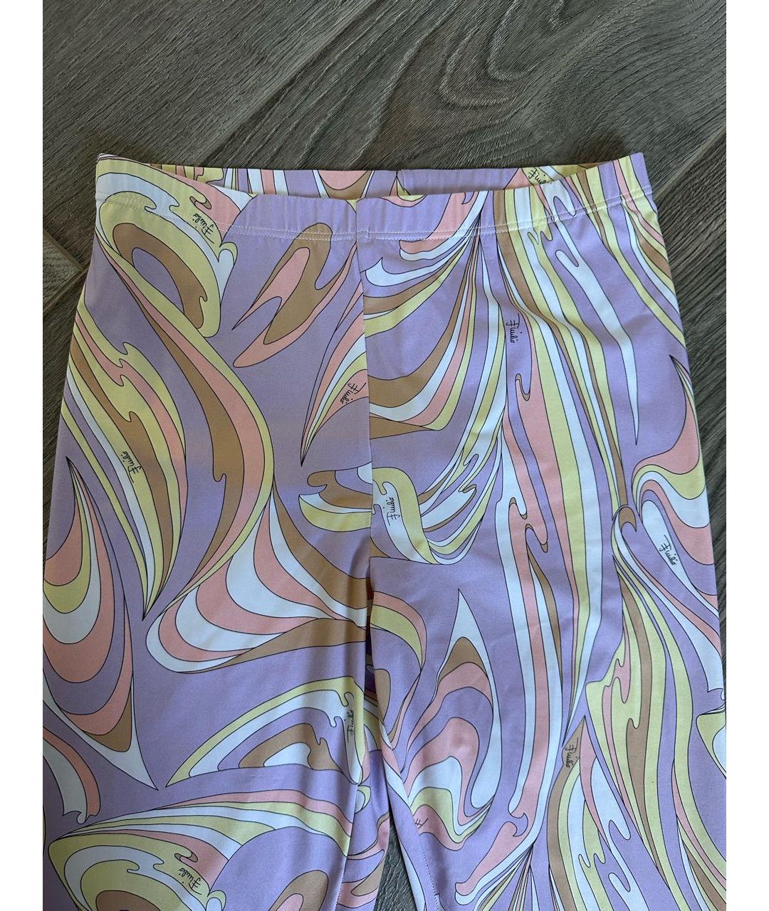 EMILIO PUCCI Розовые леггинсы и велосипедки, фото 4